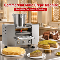 Machine à crêpes commerciale automatique électrique, moule fixe de 12 pouces, 200-300 pièces/heure, pour les hôtels et la restauration au Moyen-Orient