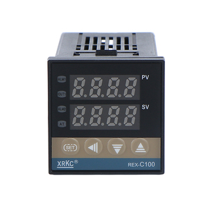جهاز تحكم في درجة الحرارة XRKC REX-C100 بسعر الجملة، 48*48 ملم، مدخلات K/E/PT100، تحكم PID، للاستخدام الصناعي، يدعم التخصيص حسب الطلب، 220 فولت - Product Image 2