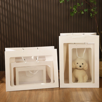 Groothandel Eco-vriendelijke Recyclebare Openbaar Horizontale Transparante Pluche Speelgoed Cadeautas Valentijnsdag Supermarkt