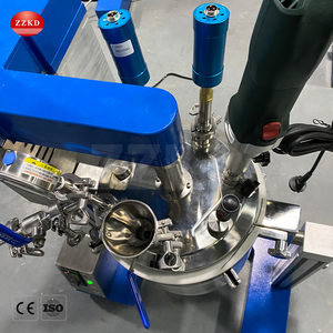 Planta de Fabricación de Emulsiones para Laboratorio, Máquina para Hacer Champú y Gel de Ducha, Mezclador Homogeneizador al Vacío para Ungüentos - Product Image 6