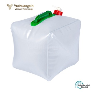 Foldable Outdoor Water Storage <b>Bag</b> Large Capacity Collapsible Plastic Hydration Bladder for Camping Hiking - Product Image 5