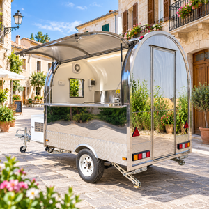 Remorque alimentaire personnalisée Etodevice de 2,2 m – Remorque de restauration mobile pour mariages et événements professionnels - Product Image 1