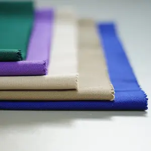 3/1 T Shirt Woven Tishirt Plain 100% Cotton for Gas Station Chef Fireproof Fabric Cotton 20*16 128*60 57/58" Plain Dyed Twill