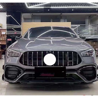 Kualitas Tinggi Baru untuk CLA Class W118 C118 2020+ AMG CLA45 Body Kit Mobil Bumper Depan Diffuser Belakang Side Skirt Plug Play