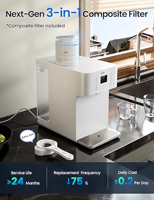 Filtre à eau de comptoir de distributeur d'eau intelligent domestique