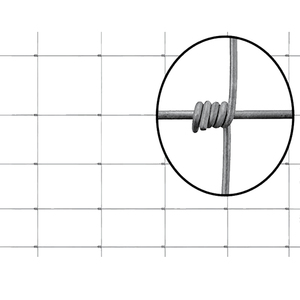 QG Farm Gard 4 Ft X 330 Ft campo zincato recinto di prati 6Ft bovino cavallo campo recinzione con struttura in ferro per la sicurezza per le capre - Product Image 1