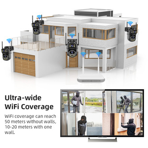 Système de vidéosurveillance sans fil ONVI 8CH H.265 9MP avec audio bidirectionnel, PTZ, WIFI, IP, zoom 8X, vision nocturne pour la sécurité domestique - Product Image 4