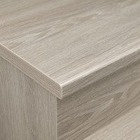 Marche d'escalier stratifiée moderne, imperméable et résistante aux rayures, revêtement de marche d'escalier stratifié pour bureau