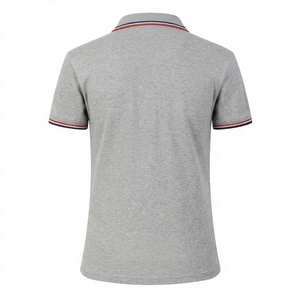 Polo à manches courtes brodé avec logo personnalisé, vente en gros, respirant, uni, décontracté, pour hommes et femmes, séchage rapide, polyester et coton - Product Image 2