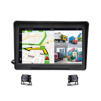 4CHs Android 8.1 2 + 32G camion Dvr Fit 9-36V avec Wifi GPS suivi moniteur à distance sur téléphone 4g voiture boîte noire DMS et ADAS CMSV7