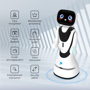 Nouveau <span class=keywords><strong>Robot</strong></span> d'Accueil Intelligent et Adorable 2026 avec Batterie 15Ah, Recharge Automatique et Navigation Laser pour Hôtels et Centres Commerciaux - Product Image 4