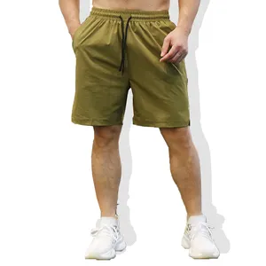 定制标志男士健身运动短裤带口袋快干运动服多色跑步运动短裤男士