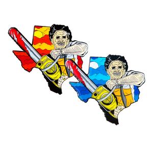 Hiçbir adedi büyük boy Metal rozeti fabrika UV baskı detayları ile korkunç fanlar sert mineli yaka rozeti - Product Image 2