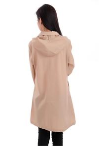 Impermeabile Classico e Alla Moda per <span class=keywords><strong>Donna</strong></span> con Maniche Lunghe e Cappuccio, Logo Personalizzato e Stampa a Pois Bianchi per Viaggi - Product Image 3