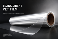 Film transparent pour jet d'encre 100% PET A3 A4, film positif pour la fabrication de plaques de sérigraphie, exposition de circuits imprimés, finition brillante