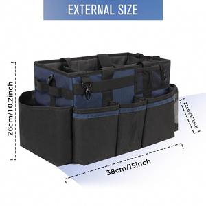 Sac de rangement portable bleu marine avec poignées et bandoulière pour les femmes de ménage - Product Image 5