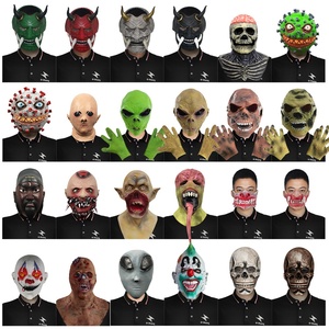 Personalizzabile Grimace <span class=keywords><strong>Horror</strong></span> serie due maschere in lattice Zombie in maschera per la festa di Halloween Spot Spoof oggetti di scena personalizzati - Product Image 1