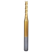 Fraises à bois en alliage de tungstène-cobalt revêtues d'étain, 3,175 mm, pour machines-outils CNC, fraises à rainurer, ODM OEM pour le travail du bois 3452