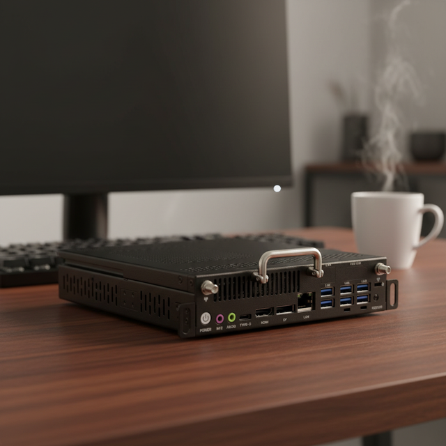 Intel Core I5-7400 OPS-C Mini Computer Embedded System Win10 Pro Dual  VESA Mount for School Smart Board Signage