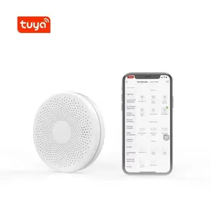 Tuya-système d'alarme domestique sans fil Intelligent, Tuya, wi-fi, détecteur de fumée et oxyde de carbone Combo, pour la maison