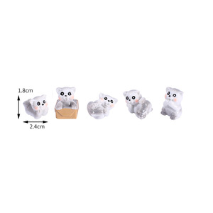 Figurines miniatures en résine de chat mignon pour la décoration de jardin, bonsaï, plantes succulentes, utilisation intérieure et extérieure - Product Image 4