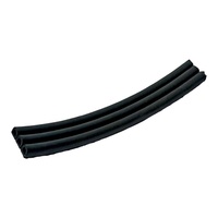 Joint d'étanchéité en mousse de caoutchouc EPDM auto-adhésif, type B, éponge solide, étanche, résistant aux hautes températures, forme personnalisée, découpe de logo sur mesure