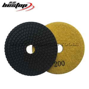 4 inç Premium kaliteli granit ve mermer esnek elmas ıslak parlatma pedi - Product Image 2