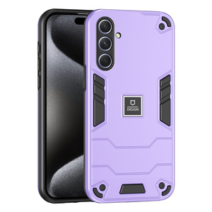 Pour <span class=keywords><strong>Samsung</strong></span> Galaxy A06/A16/M35/A35/A55/A25/M55/F14 TPU + PC Housse de protection antichoc 2 en 1 Armor Design Mobile Phone Case - Product Image 5