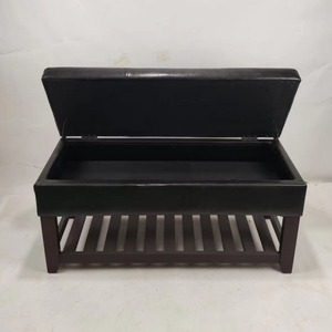 Storage Ottoman Wooden Shoe Rack <strong>Bench</strong> <strong>With</strong> <strong>Seat</strong> - Product Image 2