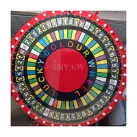 Roue de la Fortune Géante Promotionnelle à LED Électrique 360 Degrés pour Tirage de Loterie, Bingo et Prix Chanceux