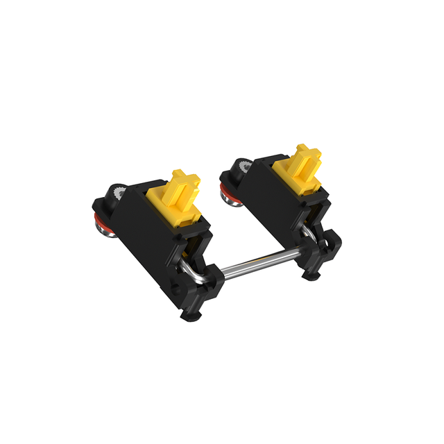 New Arrival GATERON 7u 6.25u 2u 60% Mechanical Keyboard Customized DIY Hot Swap PCB Mount Yellow V2 Screw in Stabilizer