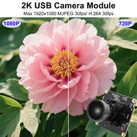 Módulo de Cámara USB ELP 2MP Starvis de Baja Iluminación 1080P, 0.0001Lux H.264, Cámara Lightburn para Monitoreo de Seguridad