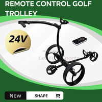 Libérez la précision et la commodité Le chariot de golf télécommandé avec suivi intelligent et roues absorbant les chocs