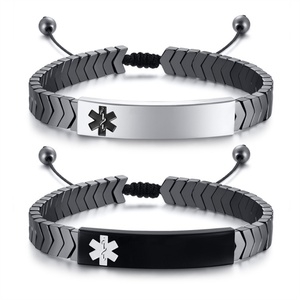 Hot Selling Custom Popular Enrgaved Stainless Steel Bracelet Jewelry - Product Image 3