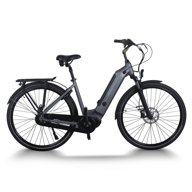 GreenPedel Good Quality 700C Electric City Bike 250w Mid Motor Ebike Popular for Women