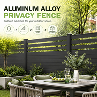 Panel de Cerramiento Metálico Semicerrado Transpirable con Acabado de Superficie Personalizado y Divisor Antioxidante para Patio Trasero de Villa