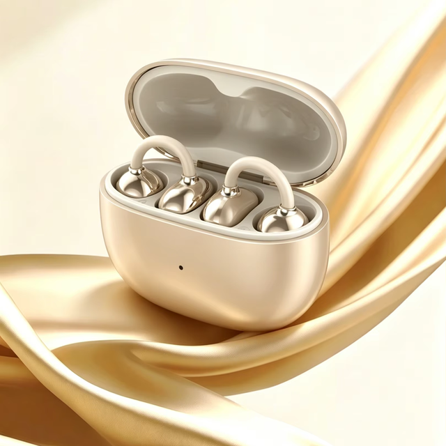 X18 Clip-On AI Translation Earbuds, Open-Ear 5.4 Headphones with Mic, Real-Time Translator for Travel & Business