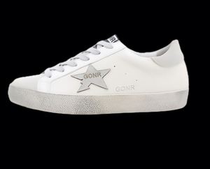 Nuevo Diseño, Zapatillas Deportivas Super Goose Blancas con Suela Dorada y Brillantina, Elegantes y Clásicas de Primavera con un Brillo Sutil para Mujer - Product Image 5