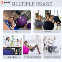 Vente en gros 45cm 55cm 65cm 75cm 85cm PVC Gonflable Yoga Balance Gym Ball Anti-éclatement Yoga Ball pour Yoga Pilates