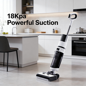 Ensemble aspirateur et serpillière avec aspiration de 18000 Pa et fonction de lavage et de séchage automatiques de la serpillière - Product Image 2