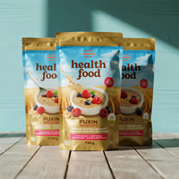 Sachet Doypack Personnalisé Mat Imprimé Refermable avec Fermeture Ziplock de Qualité Alimentaire pour Avoine, Granola, Céréales et Aliments Secs