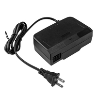 Adaptor AC Colokan US EU untuk Konsol N64, Kabel Pengisi Daya untuk N 64, Kabel Catu Daya Charger Dinding untuk Permainan