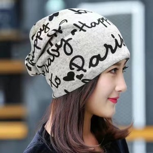 Chapeau-turban polyvalent automne-hiver pour <span class=keywords><strong>femme</strong></span>, avec écharpe intégrée, protection chaude du cou, style foulard tendance - Product Image 3