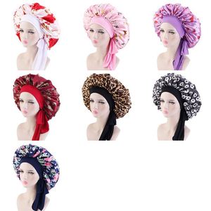 Gorro de Satén para Mujer, con Lazo y Bandas Elásticas Anchas, para Viajes, Uso Diario y al Aire Libre - Product Image 2