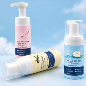 Botella de Espuma Plástica con Bomba, Envase Cosmético Personalizado, Botella para Champú, Gel de Ducha y Spray - Product Image 1