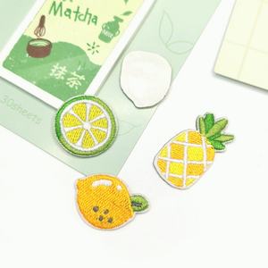 Cartoon Fruit and <b>Computer</b> Embroidery Patch Self-Adhesive Clothing <b>Accessory</b> & Journal Decoration for DIY Embroidery Projects - Product Image 2