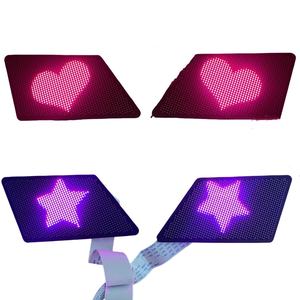 Panel de pantalla LED de Ojos de demonio de 12V, Panel de pantalla de ojos de diablo parpadeante Popular para Control de aplicación de coche, patrón de bricolaje, nueva condición - Product Image 2