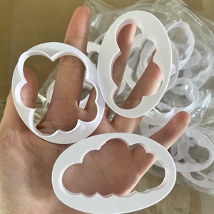 En gros 5 pièces/ensemble <span class=keywords><strong>nuage</strong></span> <span class=keywords><strong>emporte</strong></span>-pièce en plastique Fondant Biscuit Cutter - Product Image 1