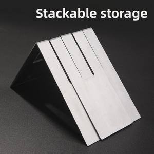 ที่ใส่กระดาษกรองกาแฟสแตนเลสแบบกรวย ความจุขนาดใหญ่ พร้อมช่องเก็บแบบสองช่องและช่องเดียว - Product Image 3