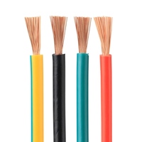 Câble en cuivre flexible BVR, isolé en PVC, conducteur multibrins, fil de construction pour la construction